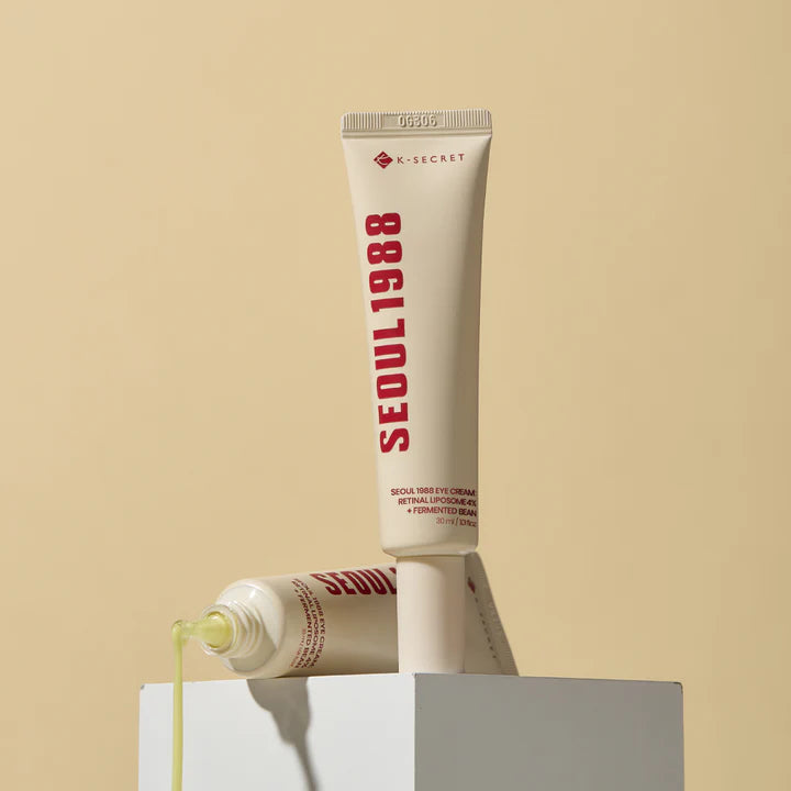 K-SECRET | Seoul 1988 Eye Cream: Retinal Liposome 4% + Fermented Bean | Anti-aging, brightens skin, reduces pores, and improves skin tone [Parallel Import]