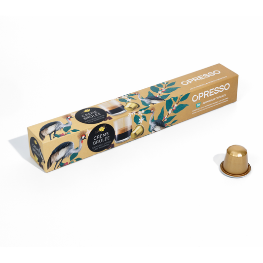 Opresso｜比利時咖啡膠囊 (10粒/盒) 歐洲咖啡品質 Coffee Capsule (Nespresso適用) 雨林聯盟認證 輕/中/深烘焙