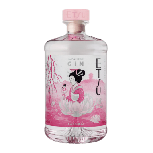 ETSU 悅｜"一枝免運" Sakura Handcrafted Gin 櫻花手工氈酒琴酒 日本Gin (ABV 43%) 700ml【香港行貨】