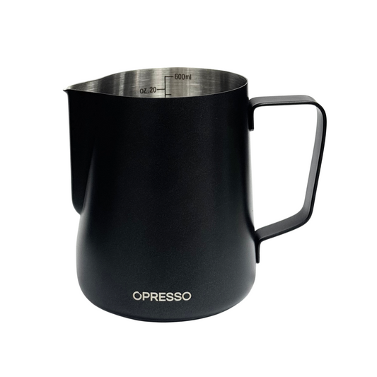 Opresso｜Coffee Latte Cup (600ml) - Stainless Steel/Off-white/Black