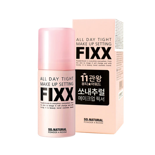 So Natural | "35ml" 旅行裝 FIXX 長效保濕控油定妝噴霧 All Day Tight Make Up Setting - OTL Mall