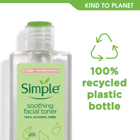Simple｜Soothing Facial Toner 舒柔純淨爽膚水 200ml【平行進口產品】
