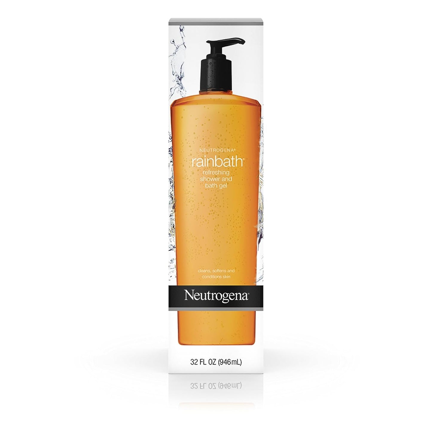Neutrogena Rainbath® Spa-Grade Moisturizing Shower Gel 32oz | A unique blend of fragrance, fruit, and herbal scents [Parallel Import Product]