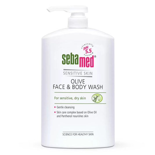 施巴｜橄欖潔顏沐浴露 Olive Face & Body Wash 1000ml【平行進口產品】