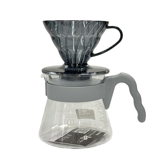 HARIO | V60 01 20周年限量色彩 手沖咖啡壺組 (超值選 附40張濾紙) 日本製 VCSD-01-20CP【平行進口產品】