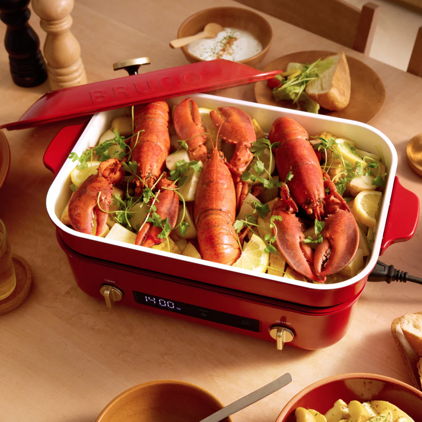 BRUNO｜Digital Hot Plate BOE123 - White [Hong Kong Licensed Product｜1 Year Warranty]