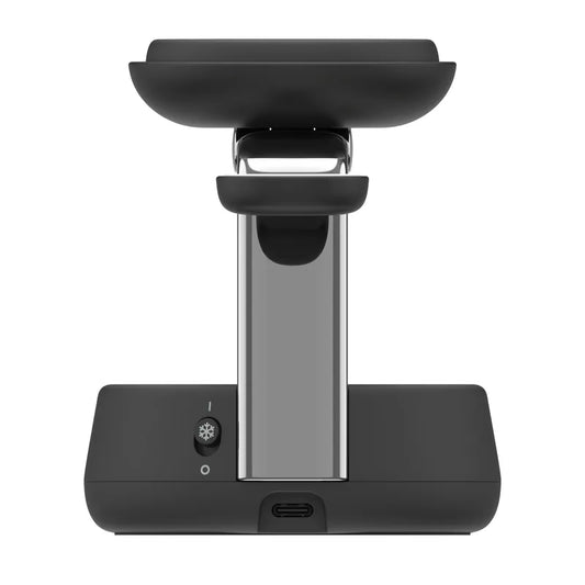 Belkin UltraCharge Pro Qi2 3-in-1 Magnetic Charging Stand 25W - Black/Sand [Hong Kong Genuine Product | 2-Year Warranty]