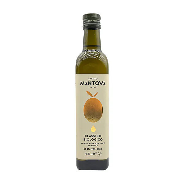 Fratelli Mantova | 100% Organic Cold Pressed Extra Virgin Olive Oil, Made in Italy (500ml) [Hong Kong Official Product]