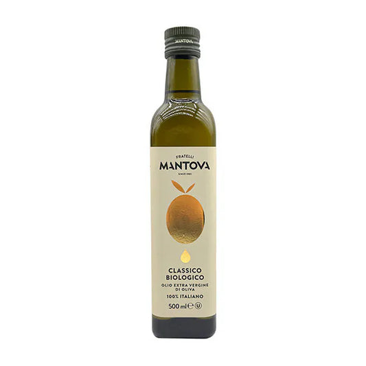 Fratelli Mantova｜100%有機特級初榨冷壓橄欖油 意大利製 100% Organic Cold Pressed Extra Virgin Olive Oil (500ml) 【香港行貨】