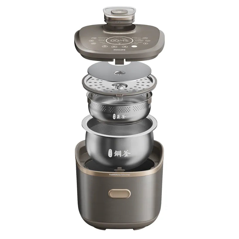 Philips｜HD7000/90 低醣零塗層雙層IH微壓磁應電飯煲 1.5L 【香港行貨｜2年保養】