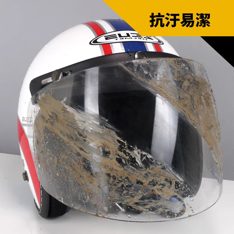 T-Fence Mirror Agent | Helmet Lens High-Efficiency Coating Spray with Microfiber Towel 50ml | Made in Taiwan for Extreme Clarity, Fast-Acting, Long-Lasting, and Stain Resistance 
