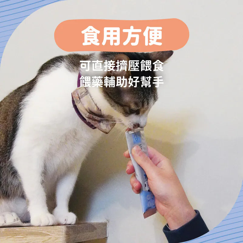 Hururu｜Chill! Hydrating Mousse Treat Stick 5-Pack (15g) - Chicken & Shrimp (Gentle Hairball Control) / Chicken & Scallop (Calming)｜Hydration x Calming