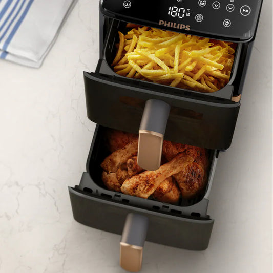 Philips | NA462/79 Double-Layer Transparent Air Fryer 10L [Hong Kong Genuine Product | 2-Year Warranty]