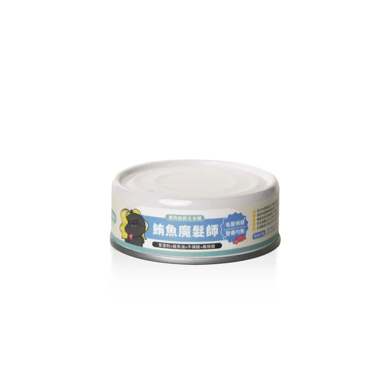 Hururu｜95%鮮肉 無穀低磷主食罐 貓咪罐頭 貓濕糧 80g (雞/魚/牛 口味) 機能補充 台灣品牌 台灣製造 - OTL Mall