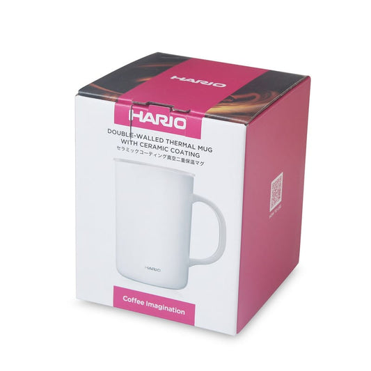 HARIO｜陶瓷塗層保溫杯 咖啡杯 350/470ml (CMG-350/CMG-470) Coffee Mug 保持咖啡的原汁原味【平行進口】