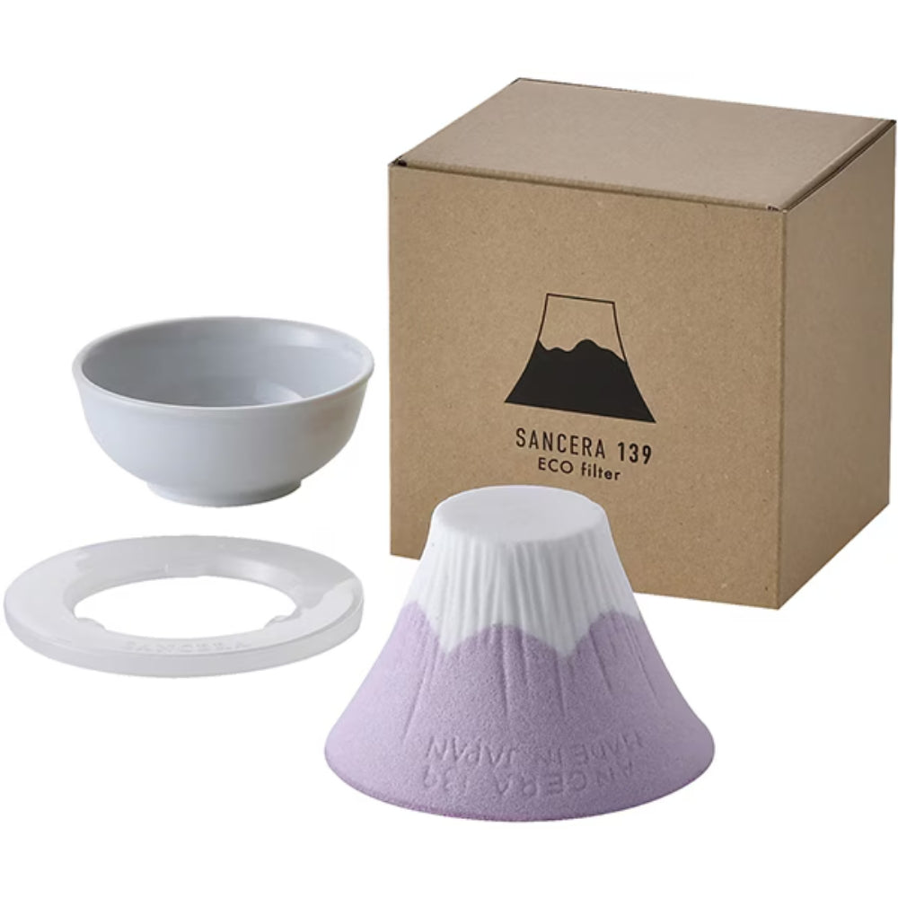 SANCERA 139 x COFIL｜Mount Fuji Ceramic Coffee Filter *Plastic Holder