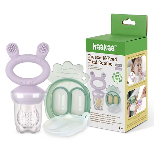 Haakaa｜迷你食物模具與餵食器組合 Freeze-N-Feed Mini Combo【香港行貨】