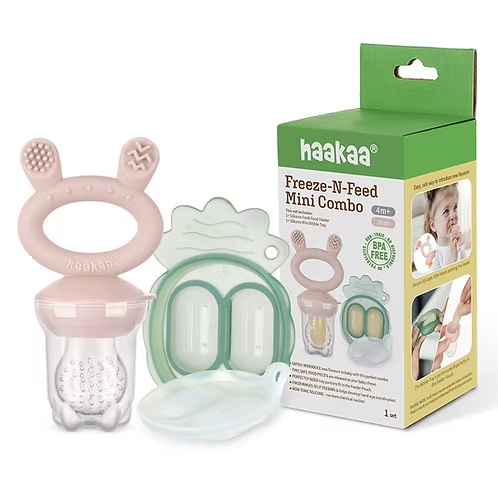 Haakaa｜迷你食物模具與餵食器組合 Freeze-N-Feed Mini Combo【香港行貨】