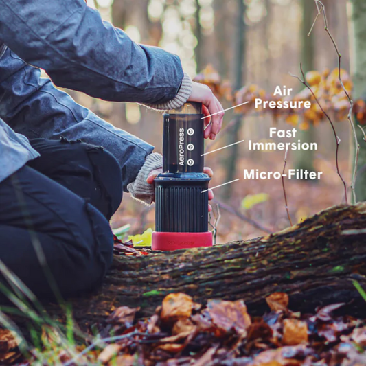 AeroPress｜愛樂壓 旅行戶外手壓咖啡萃取器 手壓式按壓咖啡器 Travel Coffee Maker - AeroPress Go