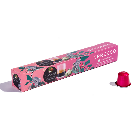 🎁 Opresso｜比利時製咖啡膠囊 (10粒/盒) 歐洲咖啡品質 Coffee Capsule (Nespresso適用) 雨林聯盟認證 輕/中/深烘焙 (100% off)