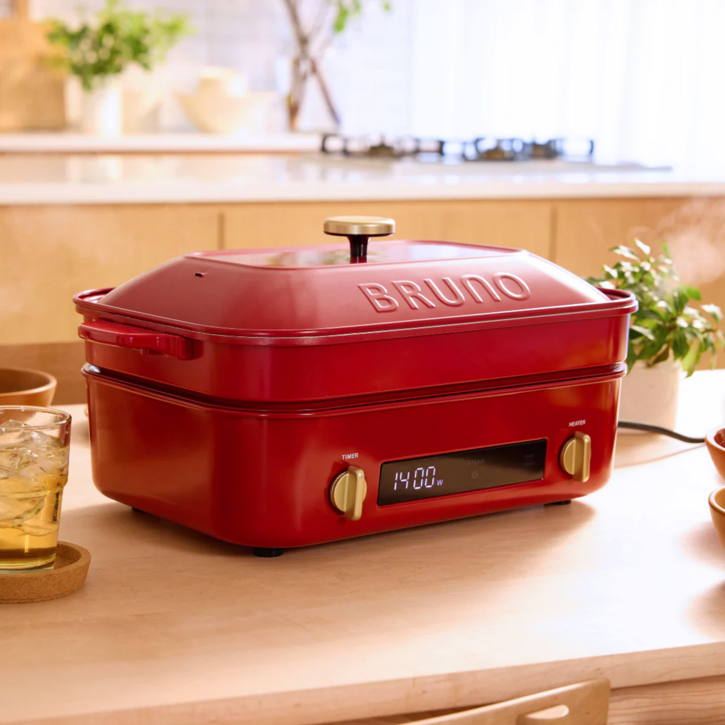 BRUNO｜Digital Hot Plate BOE123 - White [Hong Kong Licensed Product｜1 Year Warranty]