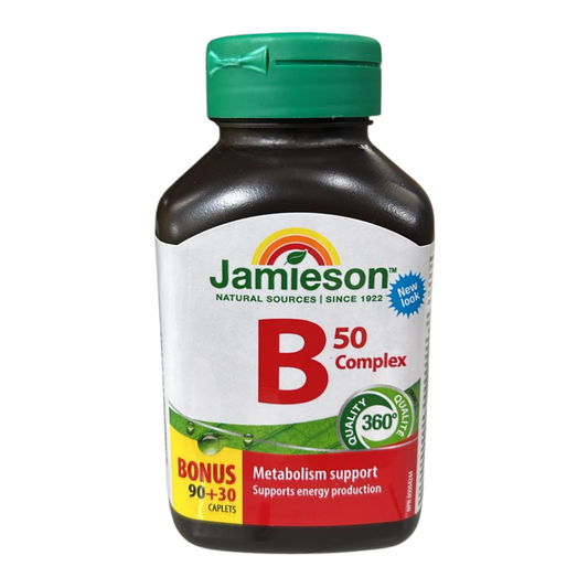 Jamieson｜維他命B雜丸120粒【平行進口產品】