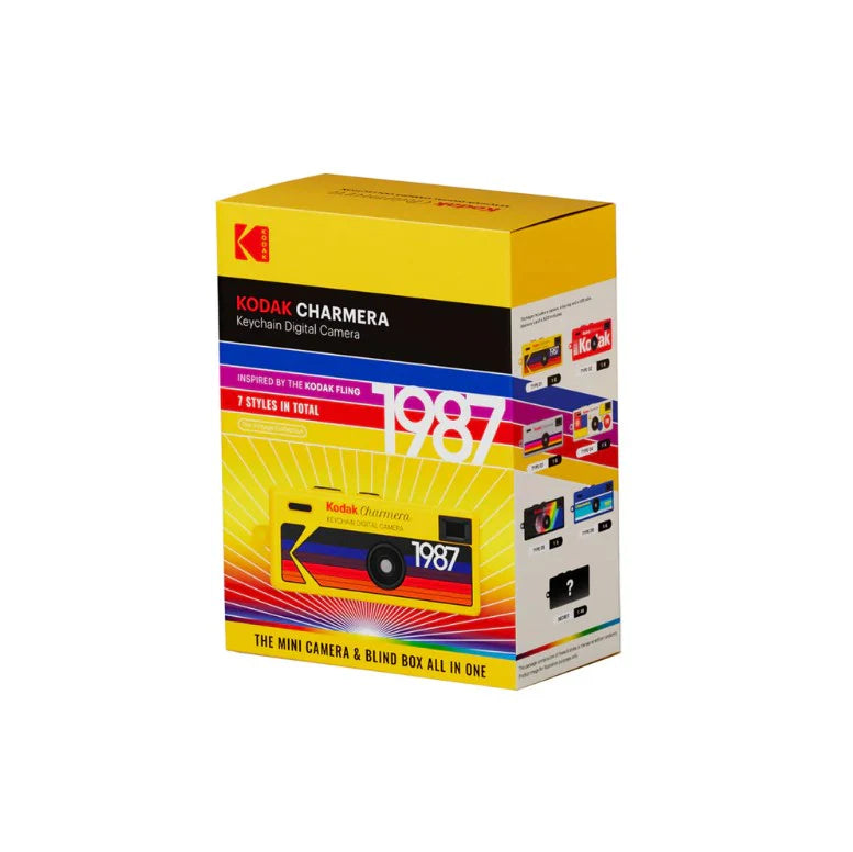 Kodak 柯達｜Charmera 鑰匙圈數位相機盲盒｜復古鑰匙圈相機 隨身Y2K微型相機