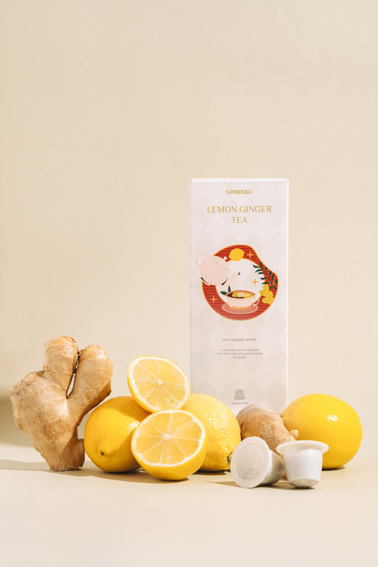 Opresso｜茶膠囊 (10粒/盒) - 伯爵茶/檸檬茶/檸檬薑茶/英式早餐茶 意大利品質 Tea Capsule (Nespresso適用)
