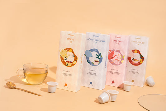 Opresso｜茶膠囊 (10粒/盒) - 伯爵茶/檸檬茶/檸檬薑茶/英式早餐茶 意大利品質 Tea Capsule (Nespresso適用)