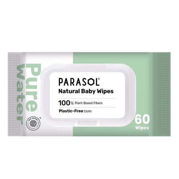 Parasol｜Clear+Pure Thick and Natural Skin Care Baby Wipes 60 Count
