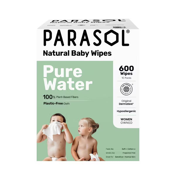 Parasol｜Clear+Pure Thick and Natural Skin Care Baby Wipes 60 Count