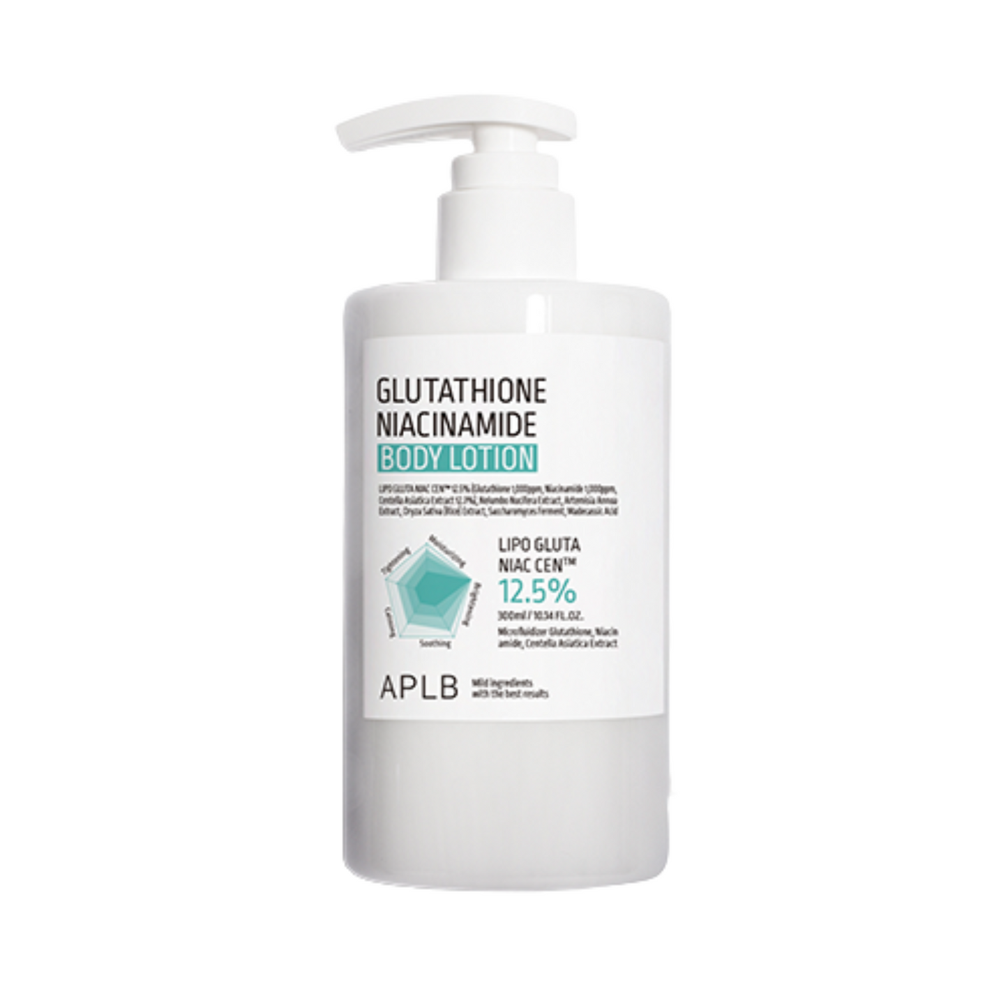 APLB｜Glutathione Niacinamide Body Lotion 300ml Glutathione Niacinamide (Vitamin B3) Body Lotion [Parallel Imported Product]