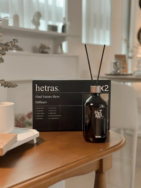 Hetras｜經典室內香氛擴香瓶 Premium Diffuser 500ml @2EA【平行進口產品】
