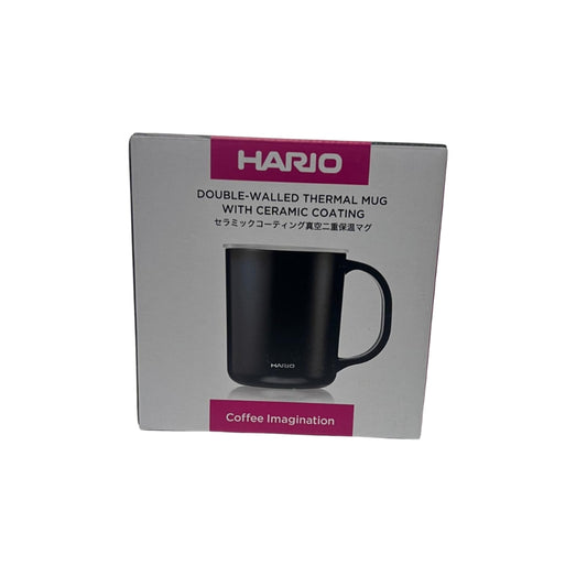 HARIO｜陶瓷塗層保溫杯 咖啡杯 350/470ml (CMG-350/CMG-470) Coffee Mug 保持咖啡的原汁原味【平行進口】