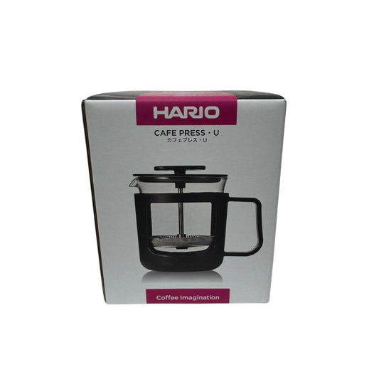 HARIO |  Cafe Press U 胖胖黑 法式濾壓壺 300ml (1-2杯) CPU-2-B【平行進口產品】
