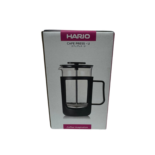 HARIO |  Cafe Press U 胖胖黑 法式濾壓壺 600ml (1-4杯) CPU-4-B【平行進口產品】