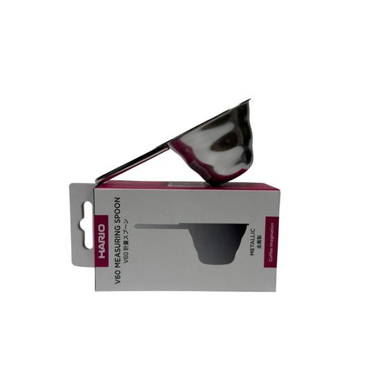 Hario｜V60 咖啡豆量匙 銀色 12g M-12SV【平行進口產品】