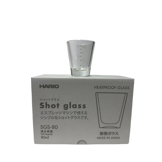 HARIO｜耐熱玻璃咖啡杯濃縮杯 (1隻,無盒) 實用60ml｜滿水80ml SGS-80【平行進口產品】