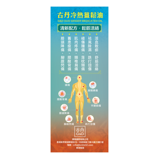 G&D 古丹｜冷熱薑鬆油 50ml - OTL Mall