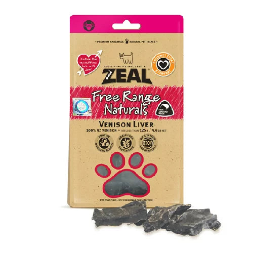 Zeal｜紐西蘭純天然小食 鹿肝 125g (狗狗用)【香港行貨】