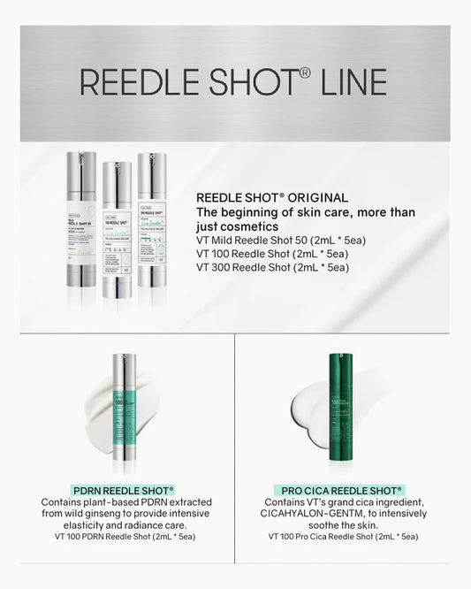 VT｜Reddle Shot Universe Experience  微針精華宇宙套裝｜9 Types x 5ea (2ml)｜共45ea【平行進口產品】