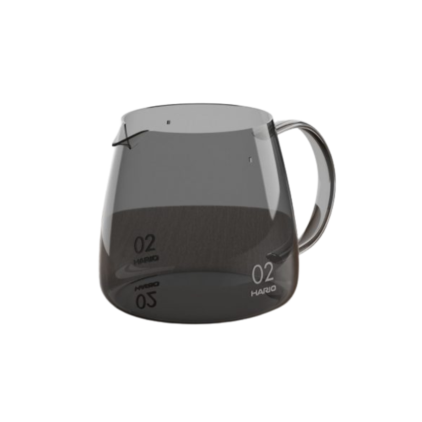 [Discount Package] Hario｜V60 BARISTA 02 Coffee Maker 600ml + Grey Double-layer Glass Cup 2-in-1 [Parallel Imported Product]
