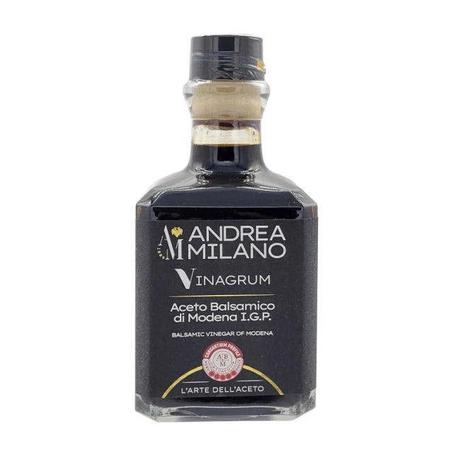 Andrea Milano 1889 | Gold Leaf Extra Thick Premium Italian Modena IGP Balsamic Vinegar (Dark Balsamic) 250ml [Hong Kong Official Product]