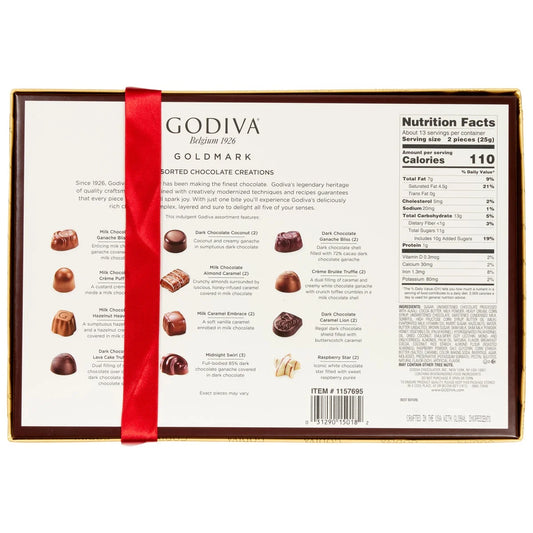 GODIVA | 金裝比利時豪華雜錦朱古力禮盒 27粒裝 320g