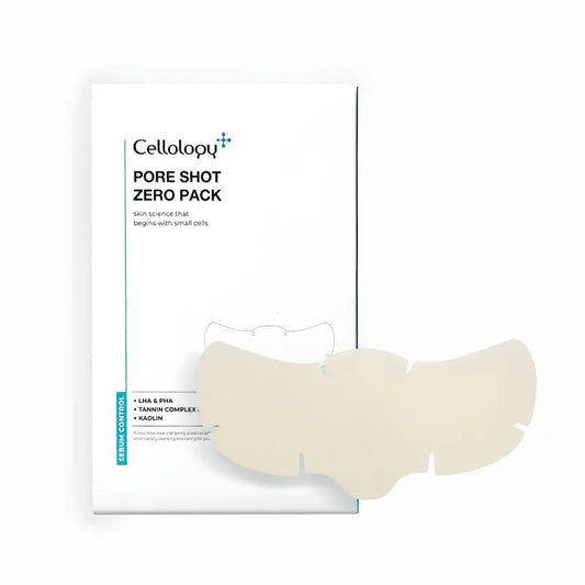 cellology｜PORE SHOT 零毛孔吸油鼻貼 (8張)｜夜用最長8小時【平行進口產品】