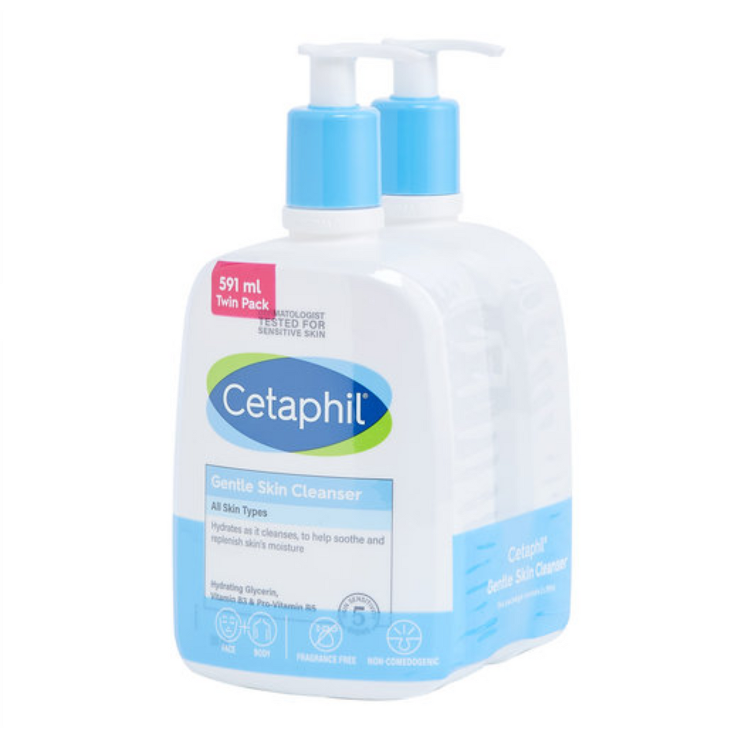 Cetaphil舒特膚 | gentle skin cleanser 温和潔膚露 591ml *2【平行進口產品】