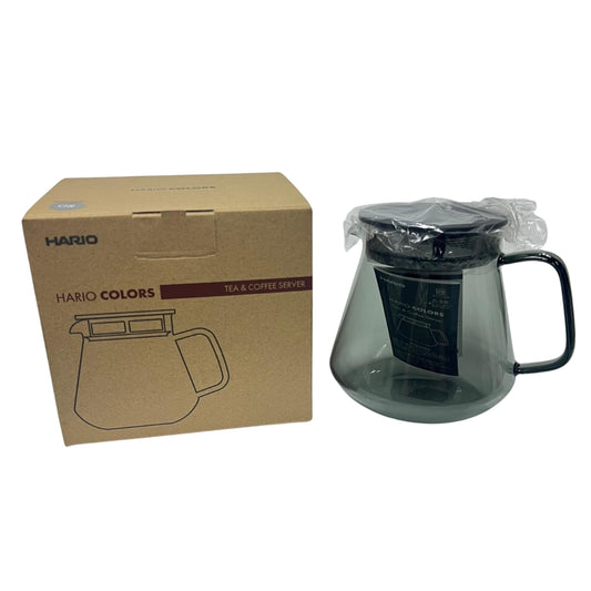 HARIO｜Colors系列 耐熱玻璃 咖啡壺茶壺兩用壺 連濾隔 (600ml) HCT-600【平行進口產品】
