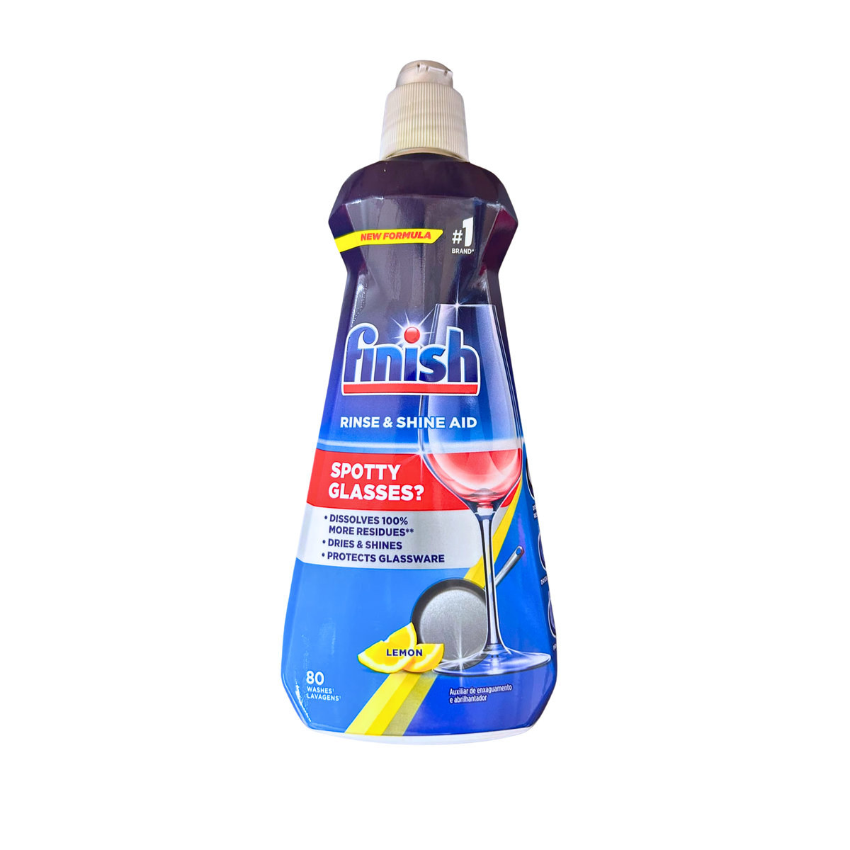 Finish 亮碟｜亮碟洗碗機光潔劑 400ml - 原味/檸檬味【平行進口產品】