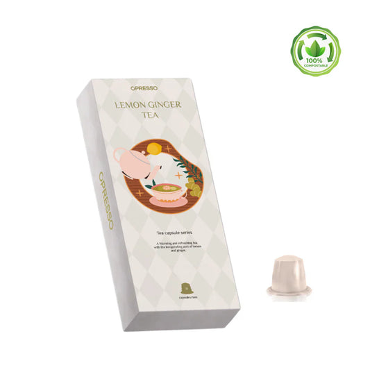 🎁 Opresso｜茶膠囊 (10粒/盒) - 伯爵茶/檸檬茶/檸檬薑茶/英式早餐茶 意大利品質 Tea Capsule (Nespresso適用) (100% off)