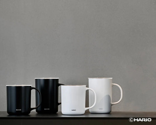 HARIO｜陶瓷塗層保溫杯 咖啡杯 350/470ml (CMG-350/CMG-470) Coffee Mug 保持咖啡的原汁原味【平行進口】